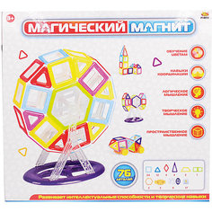 Конструктор ABtoys "Магический магнит", 76 предметов