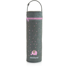 Термосумка для бутылочек Miniland Silky 500 мл, розовый