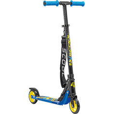 Двухколёсный самокат Scool Flax 8.1, сине-жёлтый Scool