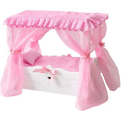 Кровать для кукол Paremo с постельным бельём