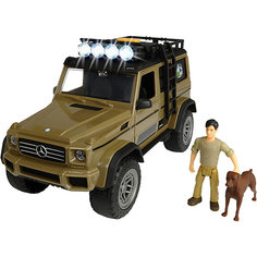 Игровой набор охотника Dickie Toys MB AMG 500 4x4 PlayLife, 23 см