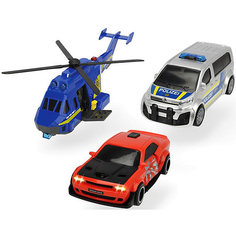 Игровой набор Dickie Toys "Полицейская погоня", свет и звук