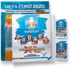 Папка с карточками Panini EURO 2020, 2 пакетика