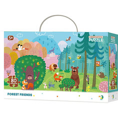 Пазл на внимательность Dodo "Лесные друзья", 80 элементов