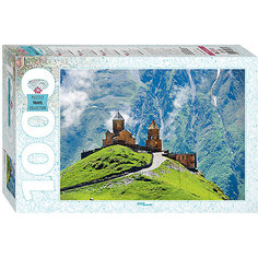 Мозаика "puzzle" 1000 "Грузия. Казбек. Троицкая церковь в Гергети" Степ пазл