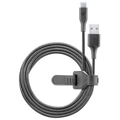 Кабель USB Type-C Cellular Line USB/USB-C 1м, Black (USBDATANLLTYC1MK)
