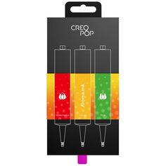Чернила для 3D ручки Creopop 5А Ароматические Red/Orange/Green (SKU014)