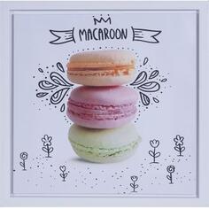 Картина на холсте в раме «Macaroons» 30х30 см
