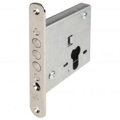 Замок врезной Просам ЗВ1-2 (89600), цилиндровый, без цилиндра, цвет хром