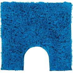 Коврик для туалета Sensea Twist, 55х55 см, микрофибра, цвет синий