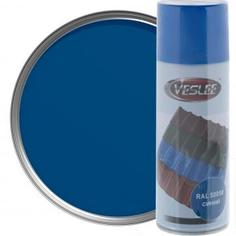 Краска аэрозольная для металлочерепицы Ral 5005 цвет синий 450 мл Veslee