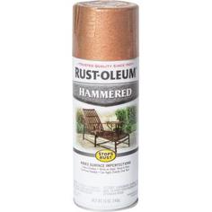 Краска аэрозольная молотковая по ржавчине цвет меди 340 г Rust Oleum