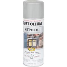 Краска аэрозольная по ржавчине матовая цвет никель 340 г Rust Oleum