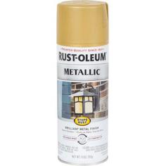 Краска аэрозольная по ржавчине цвет золотистый металлик 340 г Rust Oleum