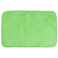 Коврик для ванной комнаты 48х75 цвет зелёный Miolla
