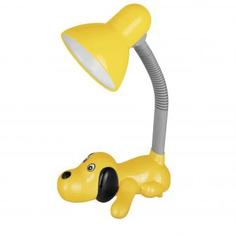 Лампа настольная Собачка E27 40 Вт цвет жёлтый Camelion