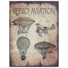 Картина на МДФ «Retro Aviation», 30х40 см