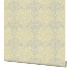 Обои флизелиновые Мир Art Nouveau жёлтые 1.06 м 46-117-02