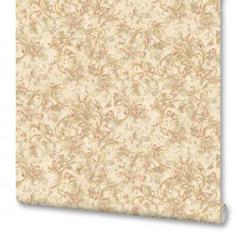 Обои флизелиновые Euro Decor Rosalina бежевые 1.06 м 1159-01