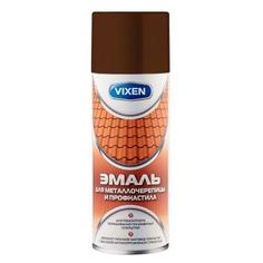 Эмаль аэрозольная для металлочерепицы и профнастила Vixen 500 мл, цвет шоколадно-коричневый