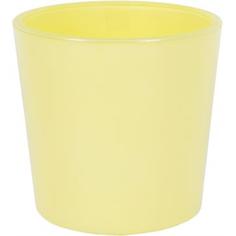 Кашпо Nina Glass ø11.5 h11.5 см v0.6 л стекло жёлтый