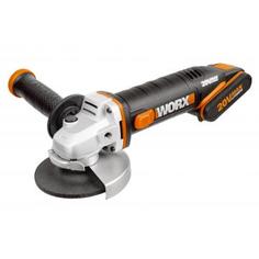 Аккумуляторная УШМ (болгарка) Worx WX800.9, 115 мм, 20 В Li-Ion