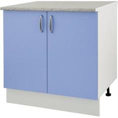 Шкаф напольный «Лагуна Сп» 85х80 см, цвет голубой Basic