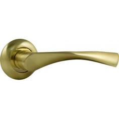 Ручка дверная на розетке Prima RM SG, цвет матовое золото Fuaro