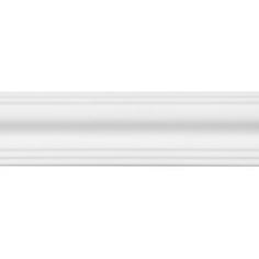 Плинтус потолочный экструдированный полистирол белый Inspire 06004E 4х4.5х200 см