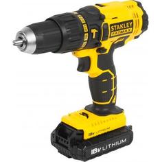 Дрель-шуруповерт аккумуляторная ударная Stanley Fatmax FMC626C2S, 18 В Li-ion 2х1.3 Ач