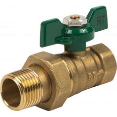 Кран шаровый со сгоном 1/2", наружная-внутренняя резьба