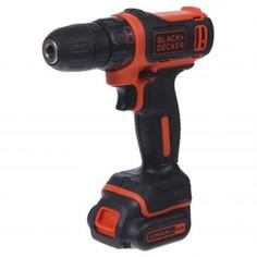 Дрель-шуруповерт аккумуляторная Black&Decker BDCDD12, 10.8 В Li-ion 2х1.5 Ач Black+Decker