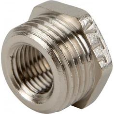 Футорка Valtec, наружняя-внутренняя резьба, 1/2"х1/4" мм, никелированная латунь