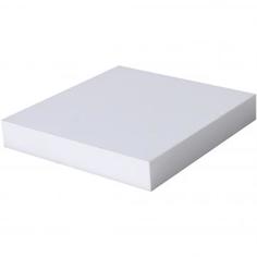Полка мебельная прямая 230x230x38 мм, МДФ, цвет белый Spaceo