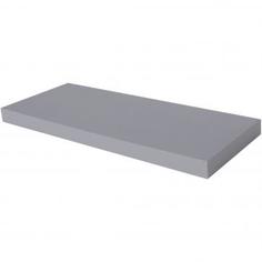 Полка мебельная прямая 800x230x38 мм, МДФ, цвет серый Spaceo