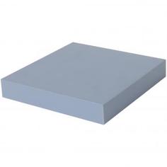 Полка мебельная прямая 230x230x38 мм, МДФ, цвет голубой Spaceo