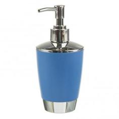 Дозатор для жидкого мыла настольный «Альма» пластик цвет синий