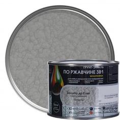 Грунт эмаль по ржавчине 3 в 1 молотковая Dali Special цвет серебристый 0.4 кг