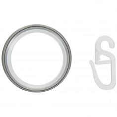 Кольцо с крючком 3.5 см цвет хром Inspire