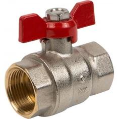 Кран шаровый Equation 3/4", внутренняя-внутренняя резьба, никелированная латунь