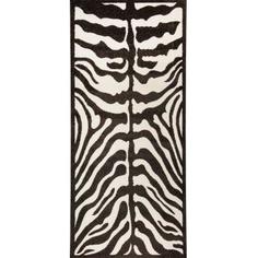 Ковёр Fiesta 97611_41 1х2 м полипропилен цвет чёрный