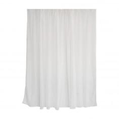 Тюль на ленте «Жаккард», 250х180 см, цвет белый