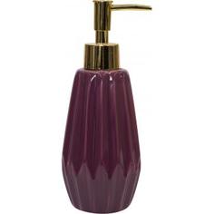 Диспенсер для жидкого мыла Purple, керамика, цвет фиолетовый Proffi Home