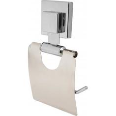 Держатель для туалетной бумаги Sensea «Smart Lock» на присоске с крышкой, цвет хром