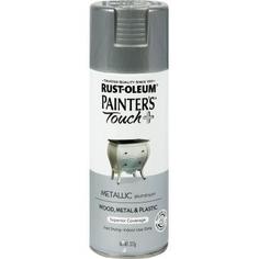 Краска аэрозольная Paint Touch полуматовая цвет алюминевый 340 г Rust Oleum
