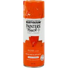 Краска аэрозольная Paint Touch глянцевая цвет оранжевый 340 г Rust Oleum