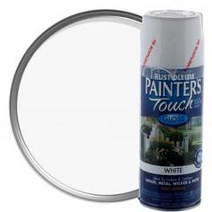 Краска аэрозольная Paint Touch глянцевая цвет белый 340 г Rust Oleum