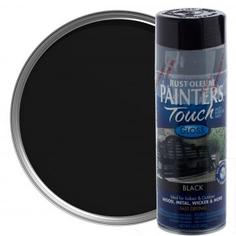 Краска аэрозольная Paint Touch глянцевая цвет чёрный 340 г Rust Oleum
