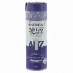 Краска аэрозольная Paint Touch глянцевая цвет фиолетовый 340 г Rust Oleum
