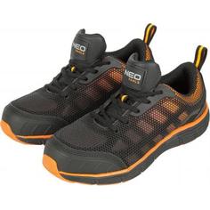 Кроссовки рабочие Neo, р-р 40, черно-оранжевые, S1, стальной подносок
